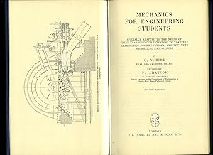 Immagine del venditore per Mechanics for Engineering Students [Fourth Edition] venduto da Little Stour Books PBFA Member