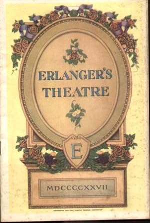 ERLANGER'S THEATRE "LADIES OF THE JURY" 44th Street, West of Broadway, NYC (Theatre Program)