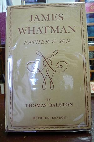 Seller image for Life of Paper Maker James Whatman Father and Son for sale by kellow books