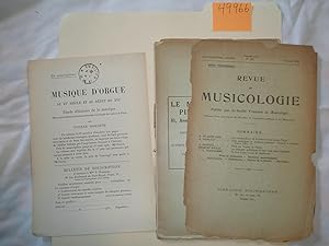 Immagine del venditore per Revue de Musicologie, Quatorzieme Annee, No. 33, Fevrier 1930 venduto da RogerCoyBooks