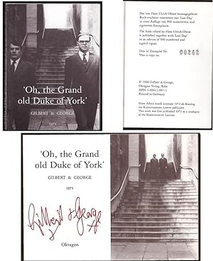 Seller image for Gilbert & Geroge: "Oh, the Grand old Duke of York" (SIGNED. Limited Ed. a lip book) for sale by DR Fine Arts