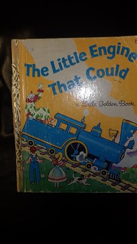 Seller image for Little Engine that Could Little Golden Book#548 with 29cents in Upper Left Corner, 1st edition with A in back WITH COLOR COVER OF BLUE TRAIN CAR with Clown in back with Green & white for sale by Bluff Park Rare Books