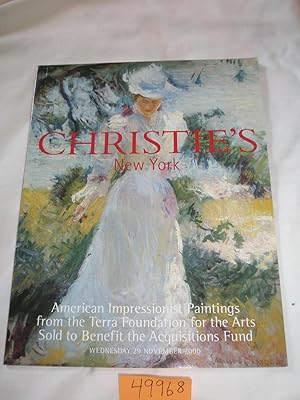 Christie's New York : American Impressionist Paintings from the Terra Foundation for the Arts Sold t