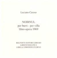 Noirnul per Burri - per Villa. Libro - opera 1969