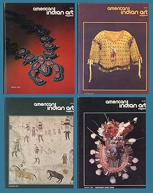 AMERICAN INDIAN ART MAGAZINE : COMPLETE 1982 Spring, Summer, Autumn & Winter ISSUES: (Vol 7, No 2...