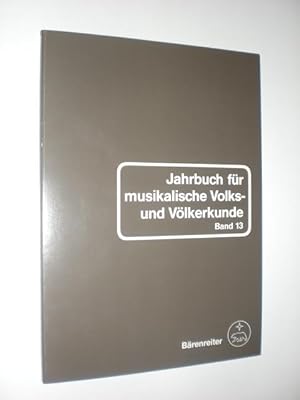 Immagine del venditore per Jahrbuch fr musikalische Volks- und Vlkerkunde. Band 13. venduto da Stefan Kpper