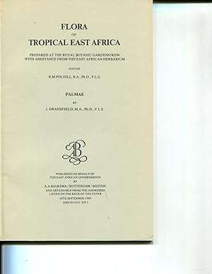 Seller image for Flora of Tropical East Africa - Palmae (1986) for sale by Orca Knowledge Systems, Inc.