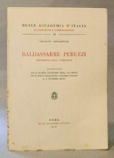 Image du vendeur pour Baldassarre Peruzzi: Architetto Della Farnesina mis en vente par Books & Bidders Antiquarian Booksellers