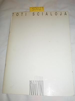 Bild des Verkufers fr Toti Scialoja, Ottobre 1990 zum Verkauf von RogerCoyBooks