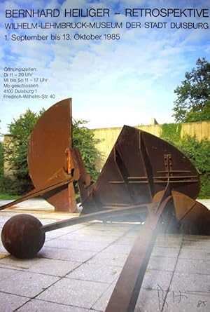 Retrospektive. Wilhelm-Lehmbruck-Museum der Stadt Duisburg. 1. September - 13. Oktober 1985. [Pla...