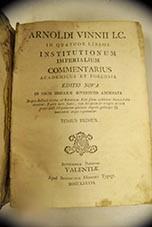 Imagen del vendedor de Institutionum imperialium Commentarius a la venta por Alcan Libros