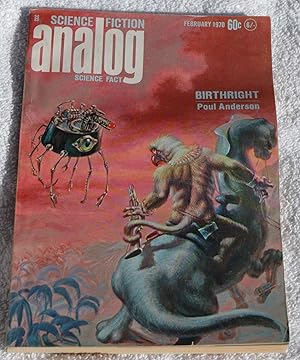 Seller image for Analog Science Fiction: February 1970 for sale by Preferred Books