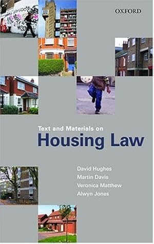 Bild des Verkufers fr Text and Materials on Housing Law zum Verkauf von J. HOOD, BOOKSELLERS,    ABAA/ILAB