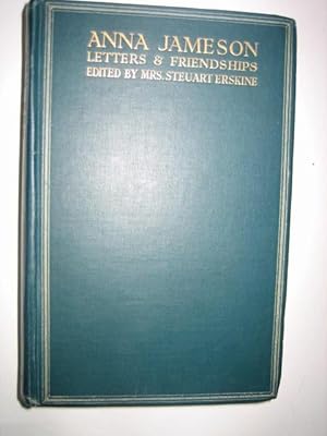 Seller image for Anna Jameson: Letters and Friendship for sale by Tiger books