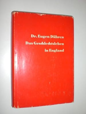 Imagen del vendedor de Das Geschlechtsleben in England. Numerierte Ausgabe. a la venta por Stefan Kpper