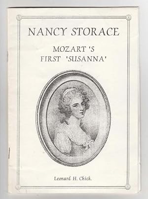 Nancy Storace. Mozart's First Susanna.