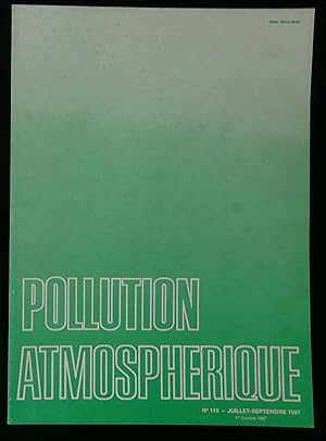 Image du vendeur pour POLLUTION ATMOSPHERIQUE. mis en vente par Librairie Franck LAUNAI