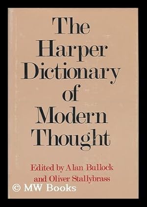 Seller image for The Harper Dictionary of Modern Thought for sale by MW Books Ltd.