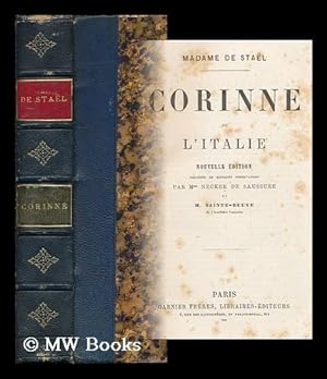 Imagen del vendedor de Corinne ; Ou, L Italie - [Uniform Title: Corinne] a la venta por MW Books Ltd.