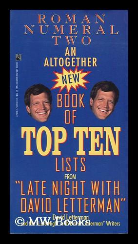 Seller image for An Altogether New Book of Top Ten Lists for sale by MW Books