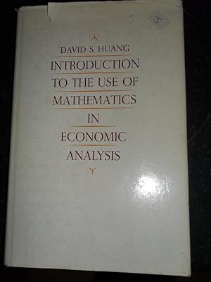 Immagine del venditore per Introduction to the Use of Mathematics in Economic Analysis venduto da Clement Burston Books