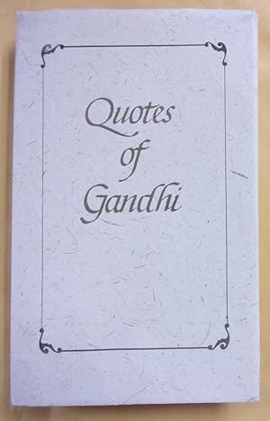 Seller image for Quotes of Gandhi for sale by Book Nook