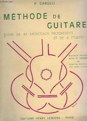 Seller image for METHODE DE GUITARE - SUIVIE DE 44 MORCEAUX PROGRESSIFS ET DE 6 ETUDES - TEXTES FRANCAIS / ESPAGNOL. for sale by Le-Livre