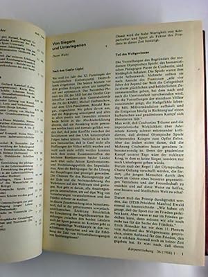 Körpererziehung. - 36. Jg. / 1986, Heft 1 - 12 (gebunden in 1 Bd.)