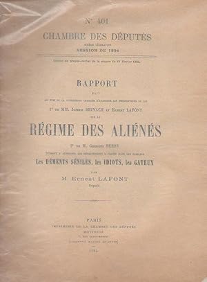 Rapport fait au nom de la commission chargée d'examiner les propositions de loi 1 ° de M.M. Josep...