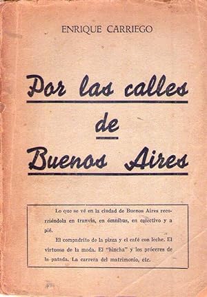 POR LAS CALLES DE BUENOS AIRES [Firmado / Signed]