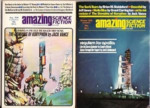 Amazing Science Fiction August & October 1974 Featuring "The Domains of Koryphon" (The Gray Princ...