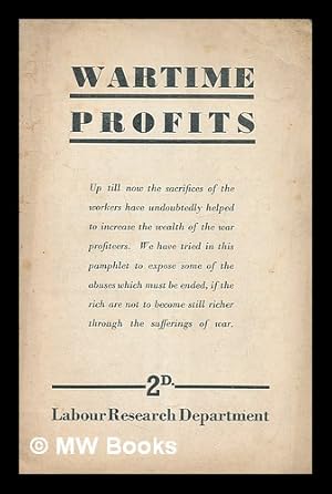 Seller image for Wartime Profits for sale by MW Books Ltd.