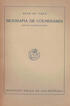 BIOGRAFIA DE COLMENARES. NUEVAS APORTACIONES.