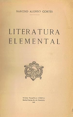 LITERATURA ELEMENTAL.