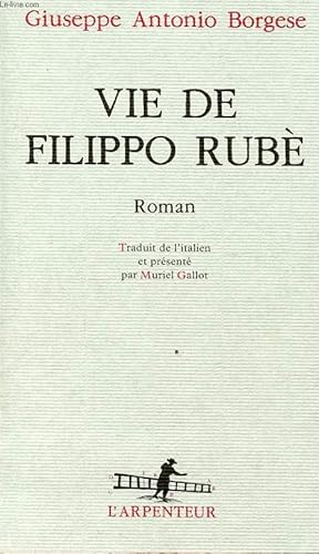 Immagine del venditore per VIE DE FILIPO RUBE venduto da Le-Livre