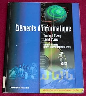 Bild des Verkufers fr ELEMENTS D'INFORMATIQUE zum Verkauf von LE BOUQUINISTE