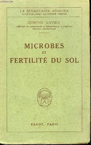 Bild des Verkufers fr MICROBES ET FERTILITE DU SOL zum Verkauf von Le-Livre