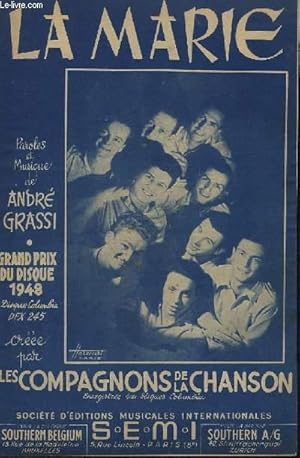 Seller image for LES COMPAGNONS DE LA CHANSON - LA MARIE. for sale by Le-Livre