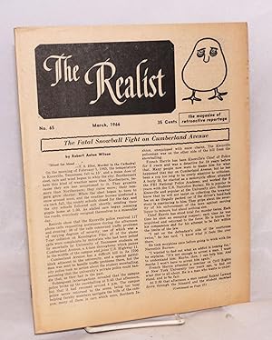 The realist [no.65], March 1966. The magazine of retroactive reportage