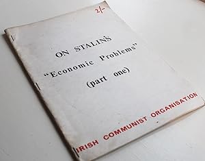 Imagen del vendedor de On Stalin's Economic Problems (part one) a la venta por Oswestry Market Books