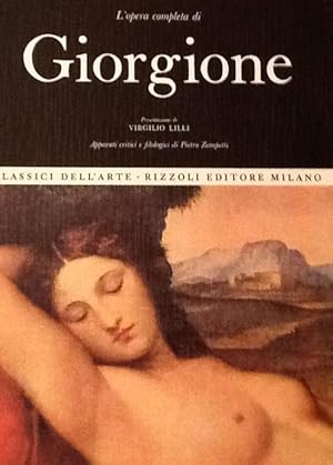 Seller image for L'Opera Completa di Giorgione for sale by Artful Dodger Books