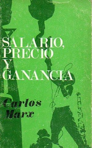 Imagen del vendedor de SALARIO, PRECIO Y GANANCIA. a la venta por angeles sancha libros