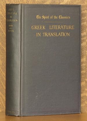 Imagen del vendedor de GREEK LITERATURE IN TRANSLATION a la venta por Andre Strong Bookseller