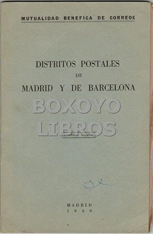 Distritos postales de Madrid y de Barcelona