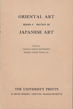 Seller image for Oriental Art, Series O, Section III: Japanese Art for sale by LEFT COAST BOOKS