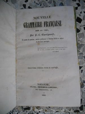 Seller image for Nouvelle grammaire francaise mise en vers for sale by Frederic Delbos