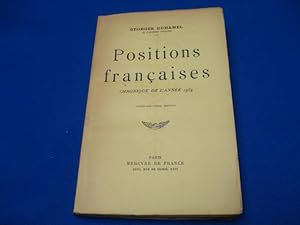 Positions Françaises. Chronique de l'Année 1939