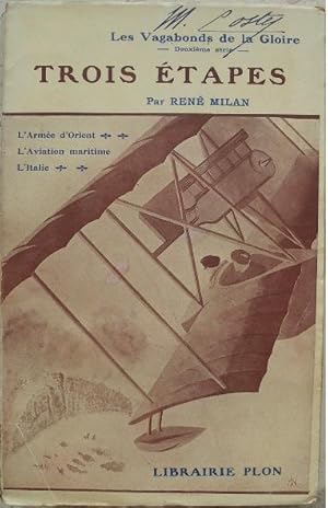 Bild des Verkufers fr Trois tapes. - L'arme d'Orient. L'aviation maritime. L'Italie. zum Verkauf von Librairie les mains dans les poches