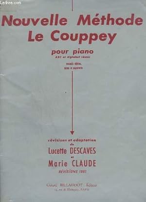 Image du vendeur pour NOUELLE METHODE LE COUPPEY POUR PIANO - ABC ET ALPHABET REUNIS. mis en vente par Le-Livre