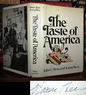 Seller image for THE TASTE OF AMERICA Signed 1st for sale by Rare Book Cellar